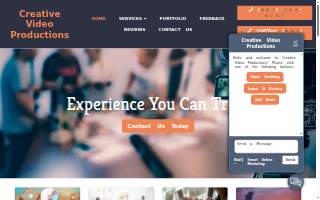 Creative Video Productions website