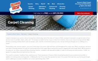 Heaven's Best Carpet Cleaning of Binghamton NY website