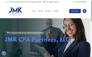 JMK Tax Solutions website