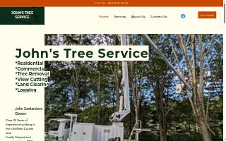 John's Tree Service & Landscaping Inc. website