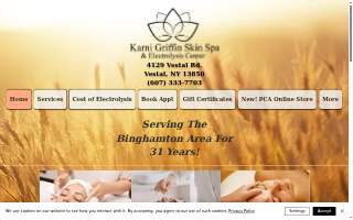Karni Griffin Skin Spa website