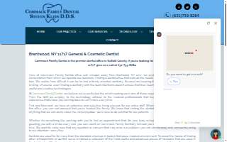 Commack Family Dental of Brentwood website