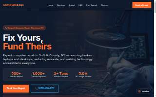 CompuRescue Inc. website