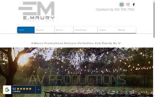 Emaury productions website