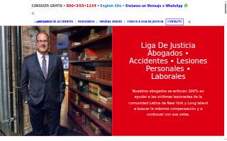 Liga De Justicia Abogados website