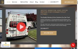 Prestige Window and Door Repair Long Island website