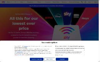 Sky party Rental.corp website