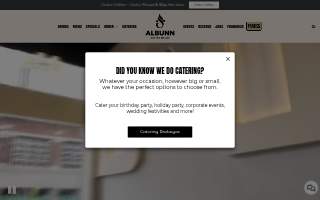 Albunn Coffee House of Brighton website