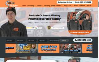 Colin The Plumber LLC of Brighton website