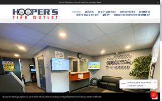 Hoopers Tire Outlet of Brighton website