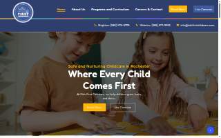 Kids First Childcare website