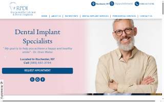 Rochester Periodontal & Dental Implants of Brighton website