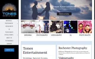 Tones Entertainment of Brighton website