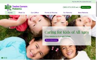 Twelve Corners Pediatrics of Brighton website