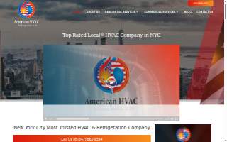 American HVAC Corp - Bronx website