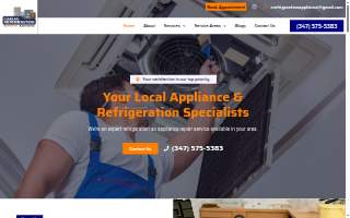 Carlos Refrigeration & Appliance website