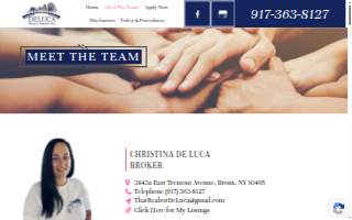 Christina De Luca, De Luca Realty Group INC website