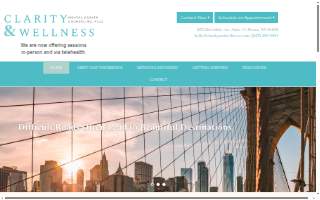 Clarity and Wellness Mental Health Counseling website