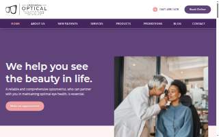 Cross Bronx Optical website
