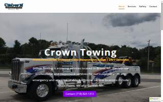 Crown Towing Services Inc website