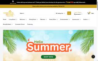Golden Home Furniture website