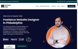 Hossain Web website