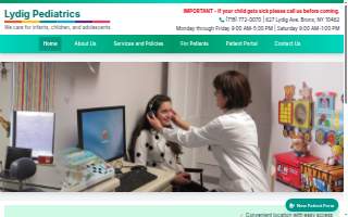 Lydig Pediatrics website