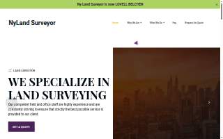 NY Land Surveyor PC of Bronx website