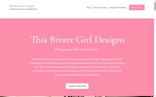This Bronx Girl Designs website