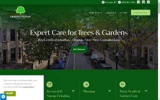 Arborpolitan Tree & Garden Care website