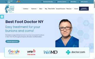 Best Foot Doctor NY website