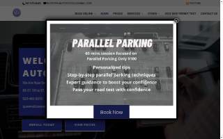 Blue Steel Auto School website