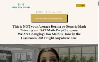 Bridge STEM Tutoring website