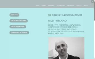 Brooklyn Acupuncture, Billy Villano L.Ac. website