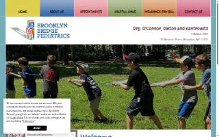 Brooklyn Bridge Pediatrics website