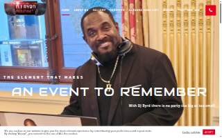 DjByrdProductions website