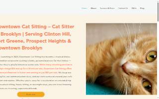 Downtown Cat Sitting : Cat Sitter in Brooklyn website