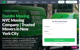 Dumbo Moving and Storage NYC website