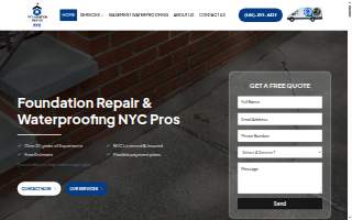 Foundation Repair NYC website