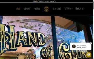 Hand of Glory Tattoo & Piercing website
