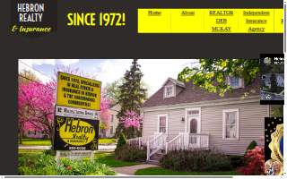 Hebron Realty website