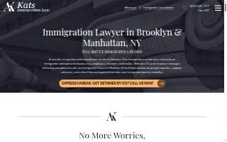 Kats Immigration Law website