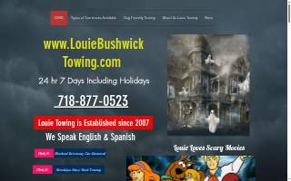 Louie Bushwick Towing of Brooklyn website