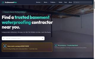 Structural Repair Group, Masonry, Foundation Waterproofing website