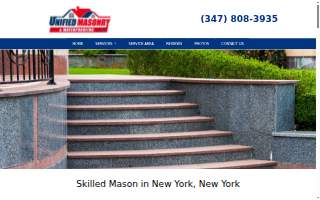 Unified Masonry & Waterproofing website