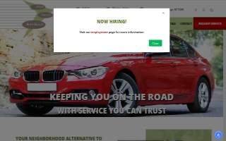 Urban Classics Auto Repair website