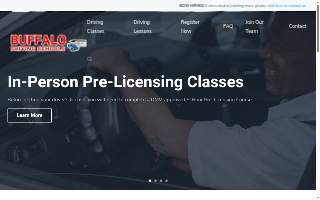 Buffalo Driving Schools website