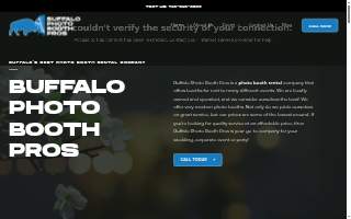 Buffalo Photo Booth Pros website