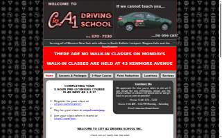 City A1 Driving School Inc website
