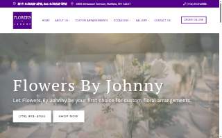 Flowers By Johnny website